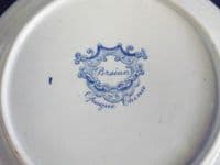 Ridgway's Opaque China 'Persian' Pattern Dessert Dish c1830 (Sold)
