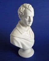 Robinson and Leadbeater Parian Ware Bust of Lord Byron c1880 (Sold)