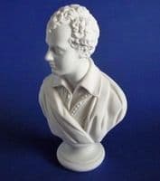 Robinson and Leadbeater Parian Ware Bust of Lord Byron c1880 (Sold)
