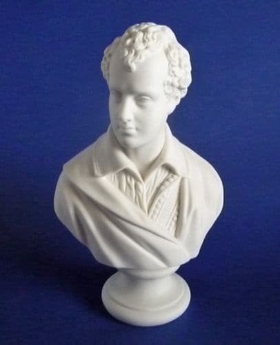 Robinson and Leadbeater Parian Ware Bust of Lord Byron c1880 (Sold)