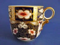 Royal Crown Derby 'Traditional Imari' Pattern 2451 Breakfast Cup and Saucer c1910