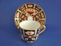 Royal Crown Derby 'Traditional Imari' Pattern 2451 Tea Cup and Saucer c1918