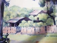 Royal Doulton Australian 'Gum Trees' Series 'B' Rack Plate D4883 c1932