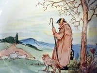 Royal Doulton 'Cotswold Shepherd' Series Leeds Dish D5561 c1935 #2
