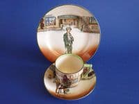 Royal Doulton Dickens Ware Series 'A' Trio D2973 c1927 #2