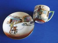 Royal Doulton Dickens Ware Series 'A' Trio D2973 c1927 #2