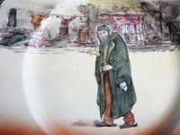 Royal Doulton 'Fagin' Dickens Ware Series 'A' Large Egerton Rack Plate D5175 c1939