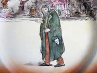 Royal Doulton 'Fagin' Dickens Ware Series 'A' Large Egerton Rack Plate D5175 c1939