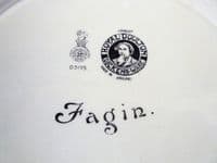Royal Doulton 'Fagin' Dickens Ware Series 'A' Large Egerton Rack Plate D5175 c1939