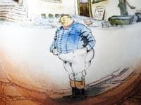 Royal Doulton 'Fat Boy' Dickens Ware Series 'A' Pudding Dish D2973 c1928 (Sold)
