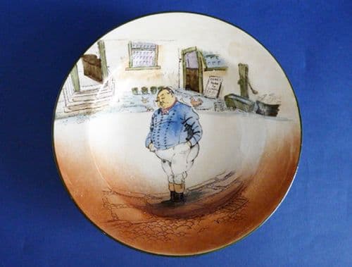 Royal Doulton 'Fat Boy' Dickens Ware Series 'A' Pudding Dish D2973 c1928 (Sold)