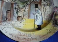 Royal Doulton 'Gaffers' Rack Plate Signed 'Noke' c1929