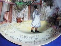 Royal Doulton 'Gaffers' Rack Plate Signed 'Noke' c1930