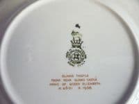 Royal Doulton 'Glamis Thistle' Art Deco Trio by Percy Curnock c1938 #1 (Sold)