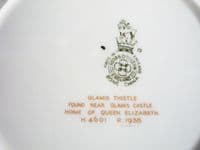 Royal Doulton 'Glamis Thistle' Art Deco Trio by Percy Curnock c1938 #2