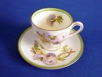 Royal Doulton 'Glamis Thistle' Coffee Cup and Saucer by Percy Curnock c1951 #2
