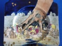 Royal Doulton 'Gnomes B' or 'Munchkins' Square Plate D4697 c1929