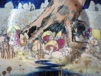 Royal Doulton 'Gnomes B' or 'Munchkins' Square Plate D4697 c1929