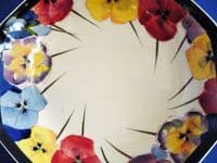 Royal Doulton 'Pansies' Series Large Octagon Bowl D4049 c1933 #2