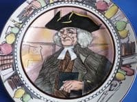 Royal Doulton Professionals Series 'The Parson' Portrait Rack Plate c1940
