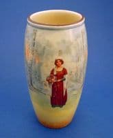 Royal Doulton Shakespearean Characters 'Anne Page' Series Ware Vase D3596 c1915