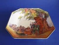 Royal Doulton Under the Greenwood Tree (Robin Hood) Series 'Friar Tuck Makes Merry' Dish c1940