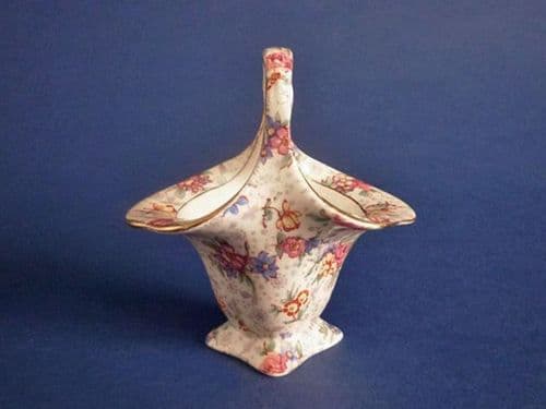 Royal Winton 'Eleanor' Chintz Posy Basket c1940