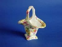 Royal Winton 'Estelle' Chintz Posy Basket c1952