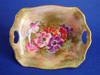 Royal Winton Hand Painted 'Anemone' Dish by Z. Kas c1945
