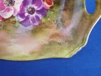 Royal Winton Hand Painted 'Anemone' Dish by Z. Kas c1945