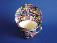 Royal Winton 'Hazel' Chintz Demi Tasse Coffee Cup and Saucer c1939 #1 (Sold)