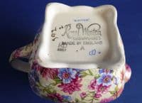 Royal Winton 'Mayfair' Chintz Athena Cream Jug c1951