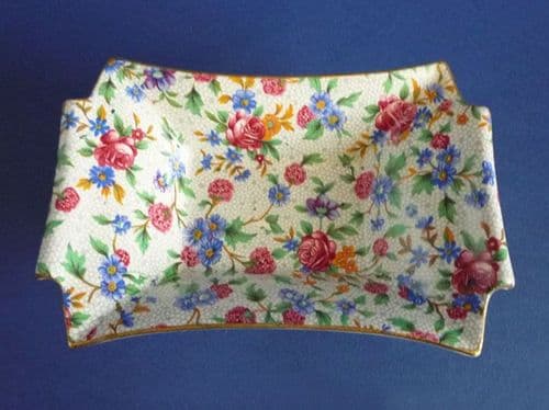 Royal Winton 'Old Cottage Chintz' Art Deco Dish c1945