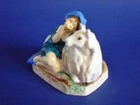Royal Worcester 'Little Boy Blue' Nursery Rhyme Figure 3306 by Freda Doughty c1940