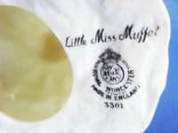 Royal Worcester 'Little Miss Muffet' Nursery Rhyme Figure 3301 by Freda Doughty c1956