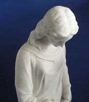 Royal Worcester Parian Figure ''Il Penseroso' c1865 (Sold)