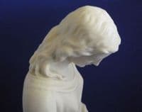 Royal Worcester Parian Figure ''Il Penseroso' c1865 (Sold)