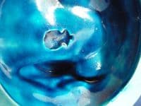 Royal Worcester Turquoise Majolica 'Boy with Firewood' Spill Holder after Hadley c1880