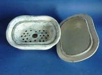 Scottish Pottery (Bell's of Glasgow) 'Marbled' Soap Dish c1850