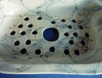 Scottish Pottery (Bell's of Glasgow) 'Marbled' Soap Dish c1850