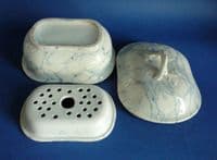 Scottish Pottery (Bell's of Glasgow) 'Marbled' Soap Dish c1850