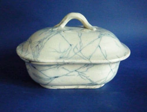 Scottish Pottery (Bell's of Glasgow) 'Marbled' Soap Dish c1850