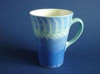 Shelley Blue Harmony Ware Cocoa Mug c1930 (Sold)
