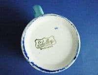 Shelley Blue Harmony Ware Cocoa Mug c1930 (Sold)