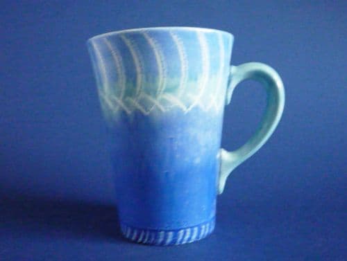 Shelley Blue Harmony Ware Cocoa Mug c1930 (Sold)