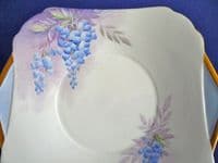 Shelley Eve 'Wisteria' Pattern 12421 Cake Plate c1935 (Sold)
