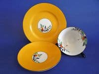 Shelley 'Fruit and Leaf' Pattern 11441 Milton Trio c1925