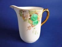 Shelley 'Greengage' Pattern 11920 Vincent Shape Jug c1931