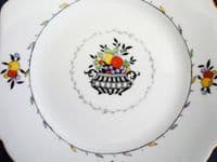 Shelley Lomond Shape 'Fruit Urn' Tea Plate c1927 - Pattern 11584