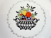 Shelley Lomond Shape 'Fruit Urn' Tea Plate c1927 - Pattern 11584